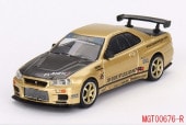 ���� MGT00676-R TSM MINI-GT 1/64 ���� Nissan �������饤�� GT-R R34 Top Secret Gold ( ���ϥ�ɥ� ) ���ܸ���