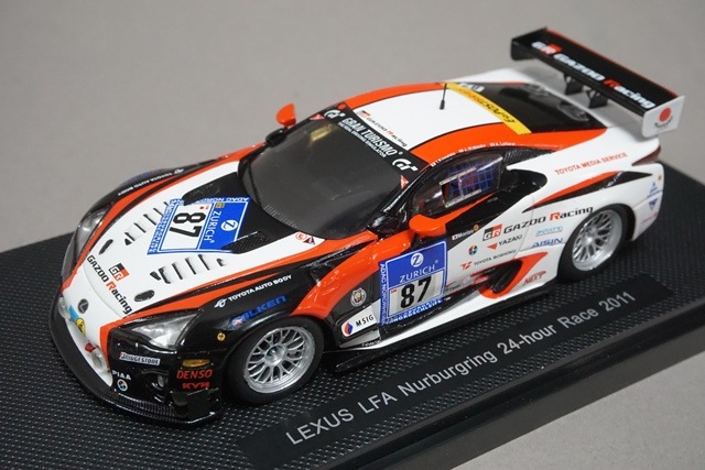 1/43 エブロ 44634 レクサス LFA Nurburgring 24H レース 2011 #87