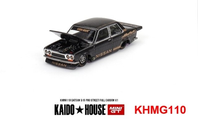 新品 KHMG110 TSM MINI-GT 1/64 日産 ダットサン KAIDO 510 プロ