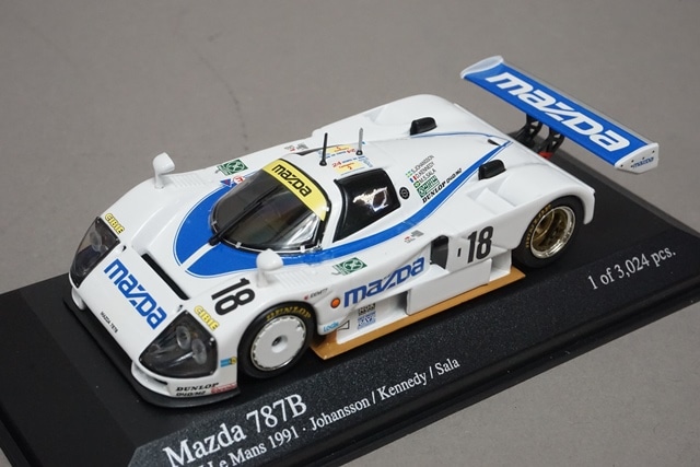 1/43 ミニチャンプス 400911618 マツダ 787B 24H LM 1991 #18, Boost