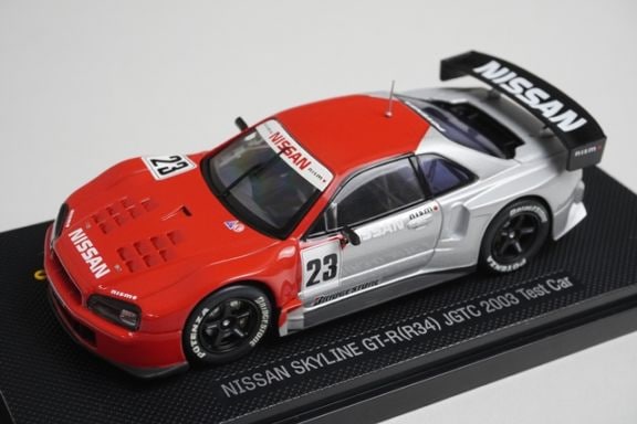 1/43 エブロ P415 日産 スカイライン GT-R (R34) JGTC 2003 テストカー