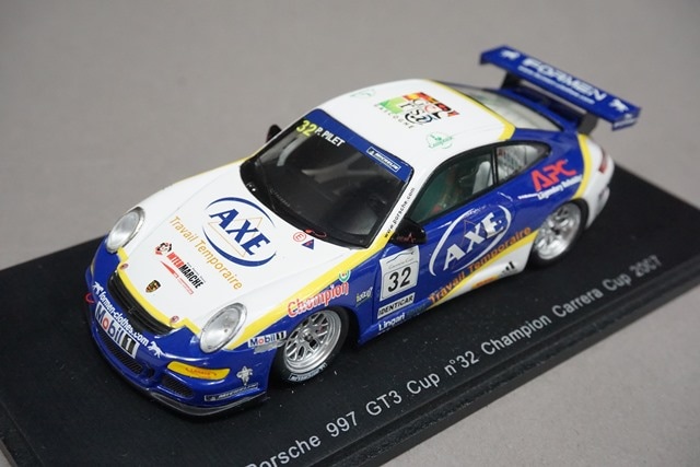 1/43 スパーク MX006 ポルシェ 997 GT3 カップ Champion Carrera