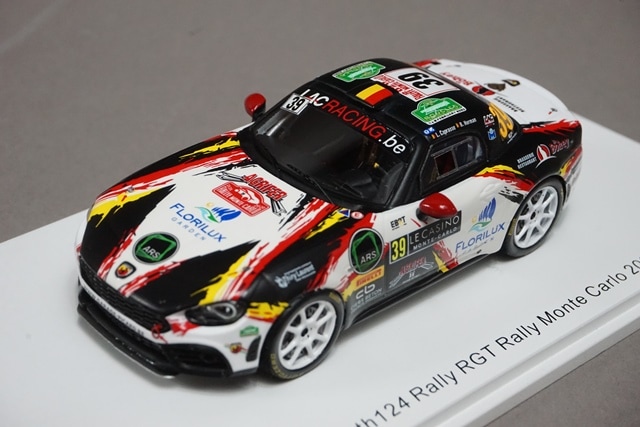 スパーク 1/43 アバルト 124 ラリー RGT モンテカルロ 2020 スパーク 1/43 アバルト 124 ラリー RGT モンテカルロ 2020