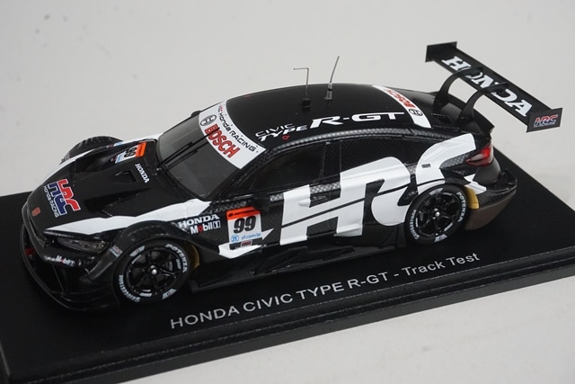 1/43 スパーク SGT099 ホンダ シビック タイプ R-GT トラック テスト