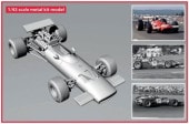 ͽ SLK137 ᥪå 1/43 ե顼 FERRARI 312 F1 ꥫ USA GP 1969 P. ɥꥲ white metal kit 