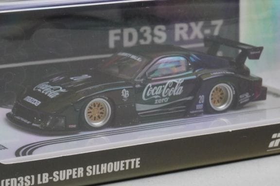 ���� IN64-LBWK-RX7-01 INNO ���Υ�ǥ� 1/64 �ޥĥ� Mazda RX7 (FD3S) LB-WORKS �����ѡ����륨�å� �֥�å� 
