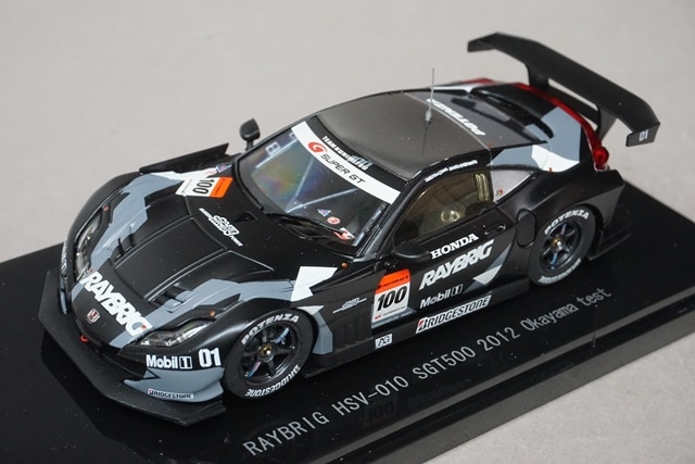 1/43 エブロ 44765 ホンダ レイブリック HSV-010 SGT500 岡山 テスト