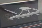 ���� HJ641052AWB �ۥӡ�����ѥ� 1/64 �ȥ西 ���ץ�󥿡� �ȥ�� GT APEX (AE86) JDM Style �ۥ磻��/�֥�å�