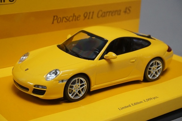 1/43 ミニチャンプス 436066420 ポルシェ 911 カレラ 4S 2008, Boost