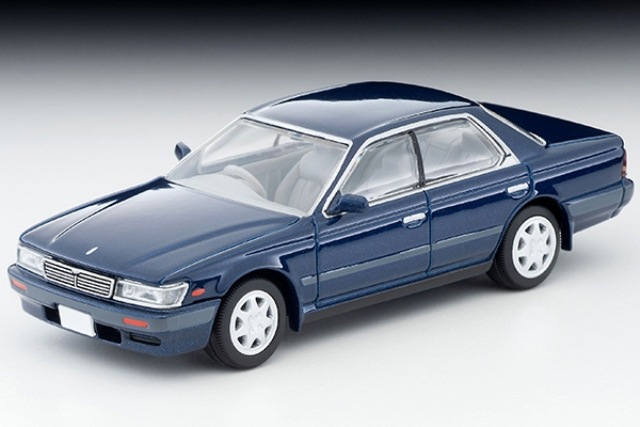 新品 LV-N259b トミーテック 1/64 日産 ローレル メダリスト (紺) 91年