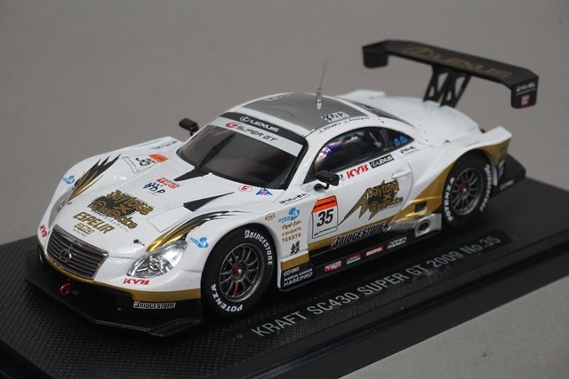 1/43 エブロ 44185 レクサス クラフト SC430 スーパーGT500 2009 #35