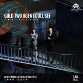 ���� MO223006 MoreArt 1/64  COLD TWO AGENT DOLL SET ����������� ���Ƥ���ä��˽� ���������꡼�դ� �ե����奢 �ڤ椦�ѥ��б���