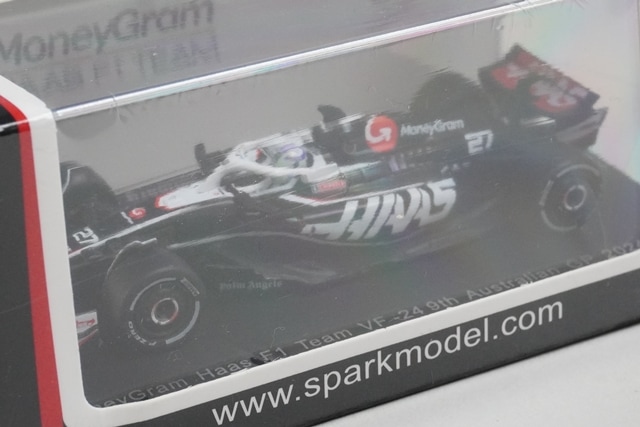 ハースＦ１ ＶＦ２４ヒュルケンベルグ ☆予約品☆ スパーク 1/64 ハース F1チーム VF24 2024 F1