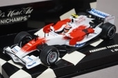 1/43 �ߥ˥����ץ� 400080012 �ѥʥ��˥å� �ȥ西 �졼���� TF108 2008 #12 T.�����å�