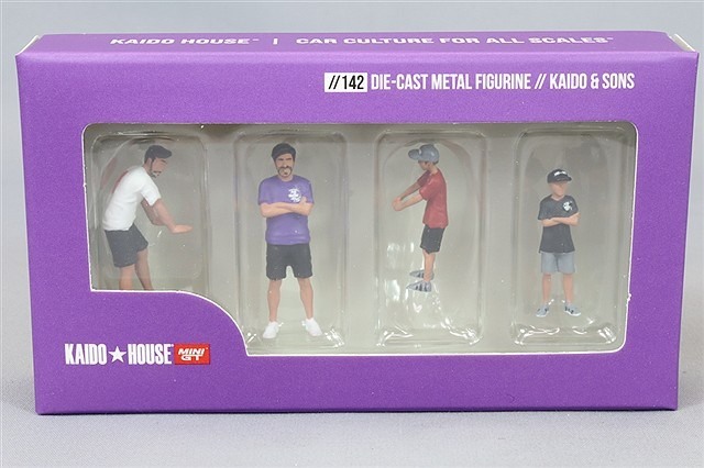 新品 KHMG142 TSM MINI-GT 1/64 KAIDO HOUSE フィギュアセット