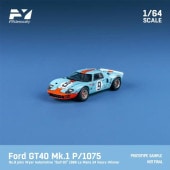 ͽ�� FY64019 Finclassically 1/64 �ե����� GT40 Mk1 P/1075 1968 Le Mans Winner #9 Gulf 