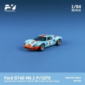 ���� FY64020 Finclassically 1/64 �ե����� GT40 Mk1 P/1075 1969 Le Mans Winner #6 Gulf 