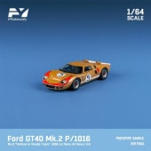 ���� FY64025 Finclassically 1/64 �ե����� GT40 Mk2 P/1016 1966 Le Mans #5 �������