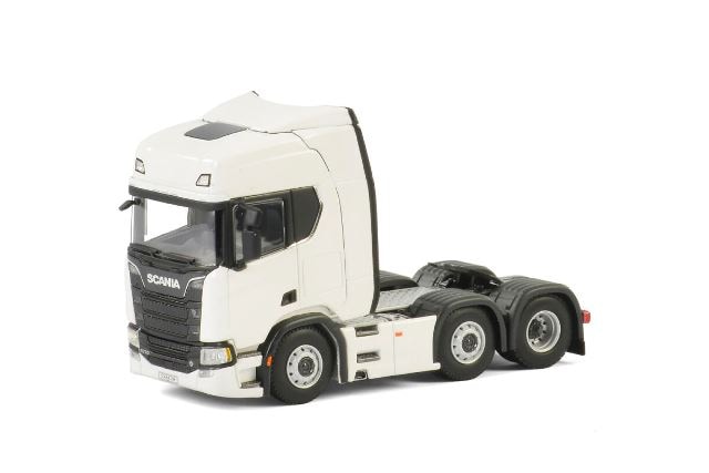 新品 03-2005 WSI 1/50 WHITE LINE SCANIA R HIGHLINE CR20H 6X2 TWIN