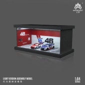 ͽ�� MO960109A MoreArt 1/64  PARKING LOT SCENE ��־� ������� �饤���դ� #46 Datsun Theme. ���ߥ˥�������°���ޤ���