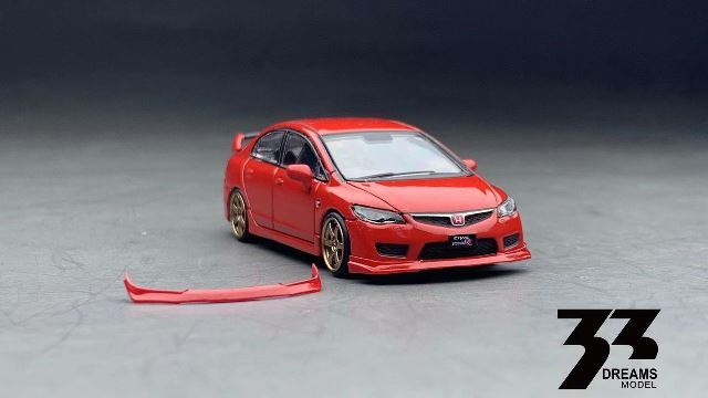 新品 33DREAMS 1/64 Mugen Style Front LipS 無限 スタイル