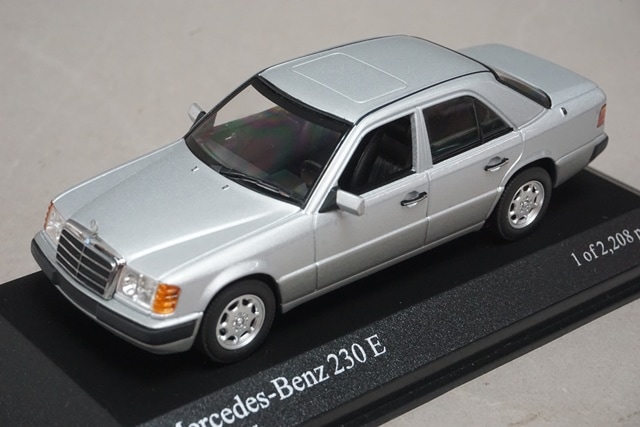 1/43 ミニチャンプス 400037000 メルセデスベンツ 230E 1990 シルバー