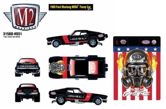新品 31500-HS51 M2マシーンズ 1/64 フォード Ford Mustang NHRA
