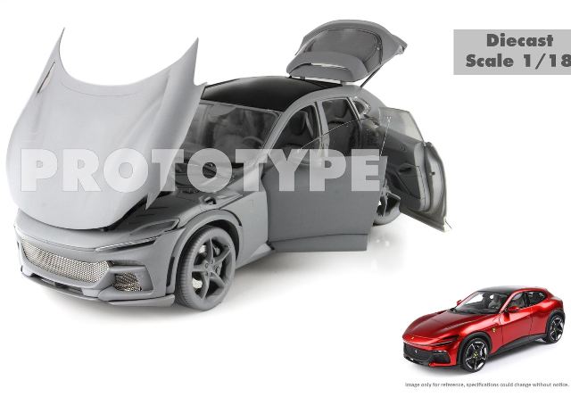 予約 HE180052BDIE BBR 1/18 フェラーリ Ferrari Purosangue Full open