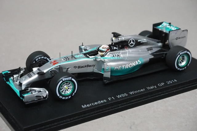 1/43 Spark Mercedes W05 イタリアGP 2014 1/43 Spark Mercedes AMG W05 car #6 Winner Monaco GP 2014 N