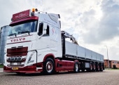 ͽ 01-4653 WSI 1/50  ܥ Voncken Transporten VOLVO FH5 GLOBETROTTER 4X2 TRIDEC REEFER TRAILER - 3 AXLE