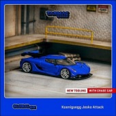 ͽ�� T64G-TL052-BL Tarmac Works 1/64 �����˥����� Koenigsegg Jesko Attack Blue 