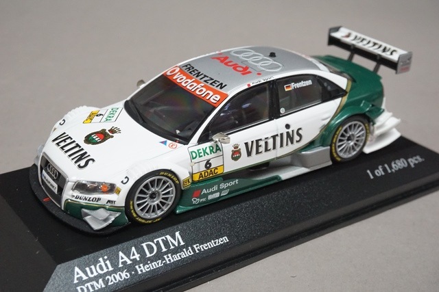 ミニチャンプス　アウディA4 B5スーパーツーリング B6DTM 2台セット 1/43 ミニチャンプス 400069606 アウディ A4 DTM 2006 #6, Boost Gear