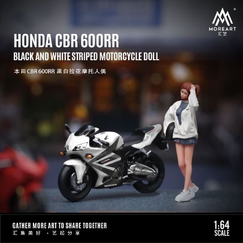 予約 MO222095 MoreArt 1/64 ホンダ HONDA CBR 6OORR バイク