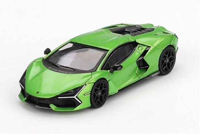 mijo特注】 TSM ミニGT 1/64 ランボルギーニ レヴエルト ブルー