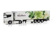  01-4677 WSI 1/50   JZ Transport Noviflora SCANIA S HIGHLINE CS20H 4X2 REEFER TRAILER - 3 AXLE