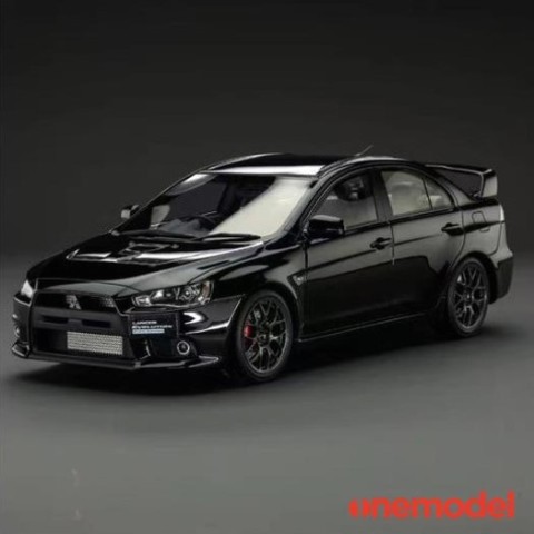 1/18 onemodel 三菱 ランサーエボリューション ブラック 新品16C04-05 onemodel 1/18 三菱 EVO ランサー IV ブラック