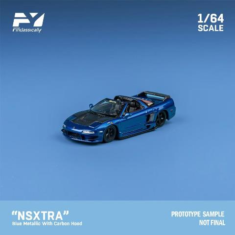 新品 FY64040 Finclassically 1/64 NSXTRA Transparent Blue ノーマル