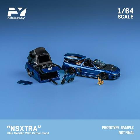 新品 FY64041 Finclassically 1/64 NSXTRA Transparent Blue