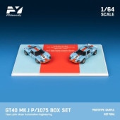  FY64055 Finclassically 1/64 ե Ford GT40 MK.I P/1075 2楻å Gulf #6 + Gulf #9
