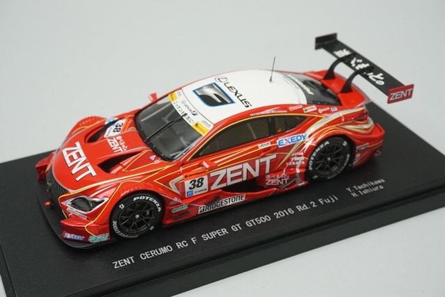 1/43 エブロ 45456 レクサス ゼント セルモ RC F スーパーGT GT500 Rd