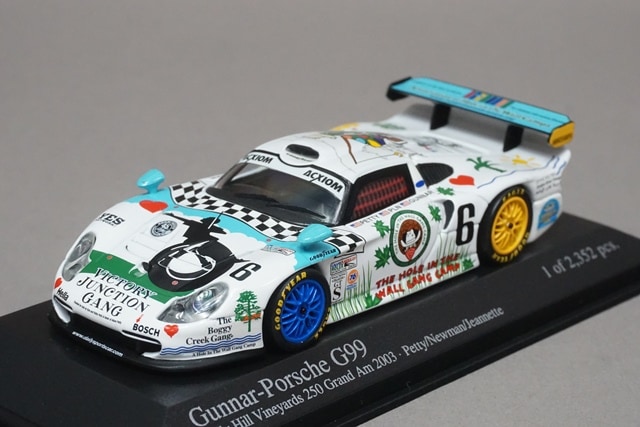 ポルシェG99，レースカー、1/43、ミニチャンプス、3台Set、