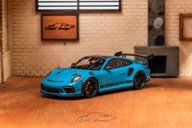 新品 Cars' Lounge 1/64 ポルシェ GT3 RS 991.2 Miami Blue, Boost