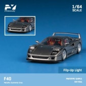  FY64057 Finclassically 1/64 F40 Metallic Grey