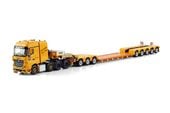  01-4624 WSI 1/50   ZTZ Logistics MERCEDES-BENZ ACTROS MP5 BIG SPACE8X4 LOW LOADER - 5 AXLE + DOLLY - 3AXLE