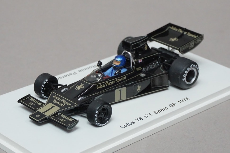 【大特価!!】 ロータス S1769 スパーク 1/43 76 JPS仕様 #1 1974 スペインGP レーシングカー