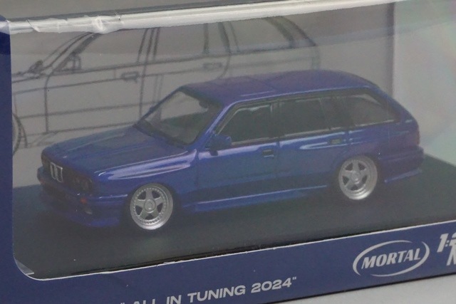 新品 Mortal 1/64 BMW E30 Touring ボンネット開閉 佛山展会限定