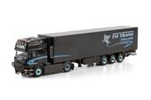  01-4640 WSI 1/50  ˥ FH Trans SCANIA 4 SERIES TOPLINE 4X2 REEFER TRAILER - 3 AXLE