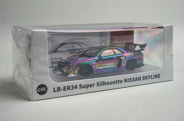 1/64 CM64-ER34-12-C CM-MODEL 1/64 日産 スカイライン GT-R スーパー