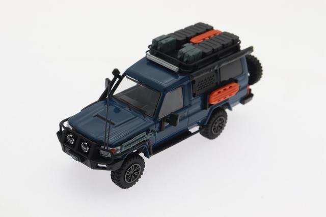 予約 Autoboats 1/64 トヨタ LC78 Original blue, Boost Gear
