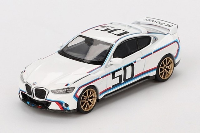 BMW Mシリーズ　ミニカー　1/64 新品 MGT00863-BL TSM MINI-GT 1/64 BMW 3.0 CSL ホワイト ( 左